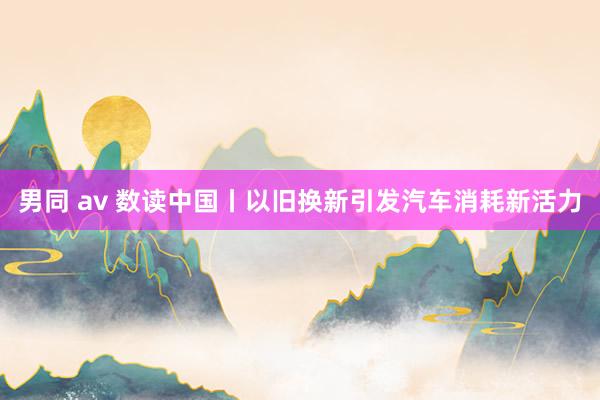 男同 av 数读中国丨以旧换新引发汽车消耗新活力
