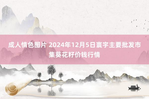 成人情色图片 2024年12月5日寰宇主要批发市集葵花籽价钱行情