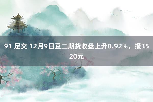 91 足交 12月9日豆二期货收盘上升0.92%，报3520元