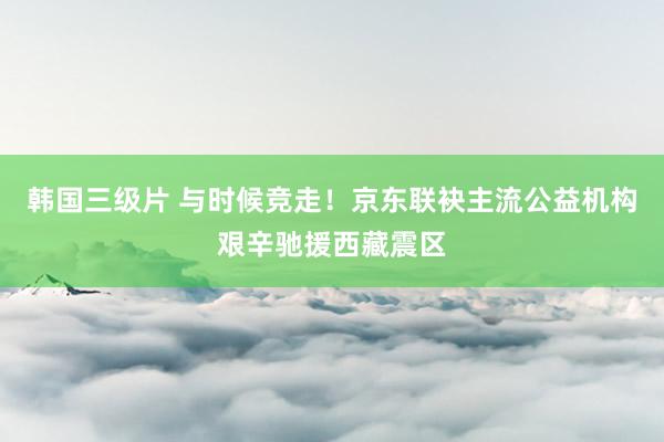 韩国三级片 与时候竞走！京东联袂主流公益机构艰辛驰援西藏震区